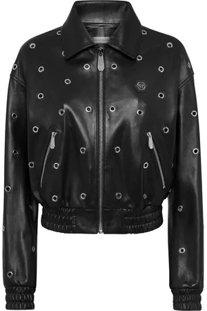 Philipp Plein Bomberjack met ringlets