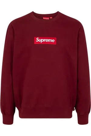 Supreme Sweater met logo en ronde hals