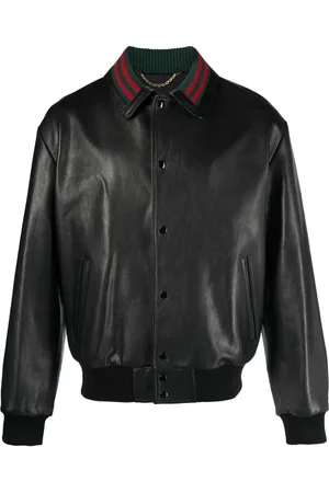 Gucci Leren bomberjack