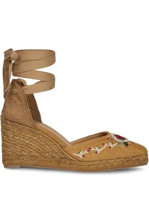 Etro Espadrilles met geborduurde bloemen