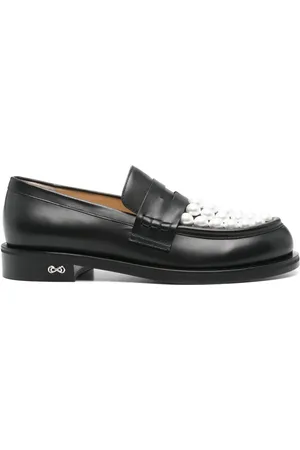 Mach & Mach Loafers met logoplakkaat