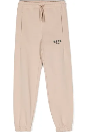 Msgm Jersey trainingsbroek met logoprint