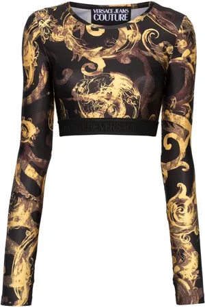 VERSACE Cropped top