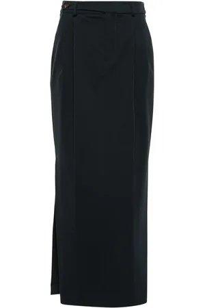 Brunello Cucinelli Kokerrok met geplooid detail