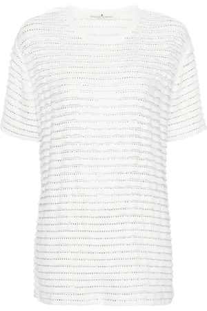ERMANNO SCERVINO Top versierd met stras