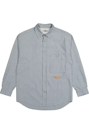 Stone Island Gestreept katoenen overhemd