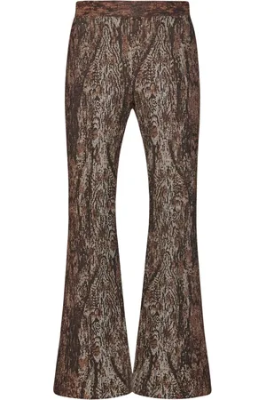 ROSETTA GETTY Cropped flared broek