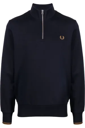 Fred Perry Sweater met geborduurd logo