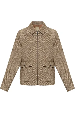 Woolrich Jack met visgraatpatroon