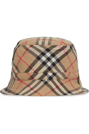 Burberry Vissershoed met vintage ruit