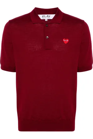 Comme des Garçons Poloshirt met patch