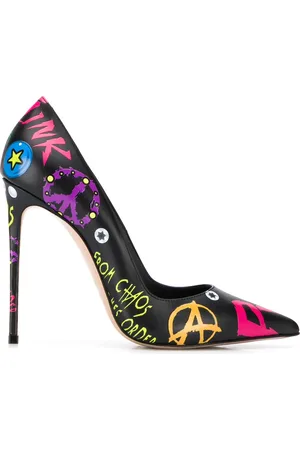 LE SILLA Eva pumps met print