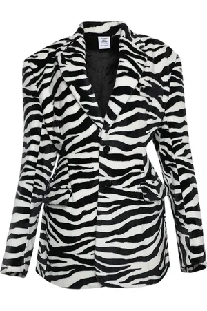 Vetements Blazer met oversized schouders