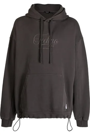 FIVE CM Hoodie met geborduurde tekst