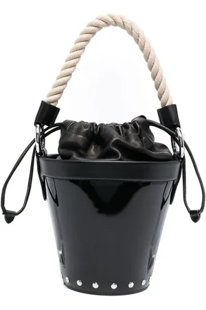 Maison Margiela Kleine Fire leren bucket