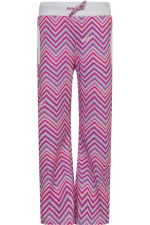 Missoni Katoenen straight broek met zigzagpatroon