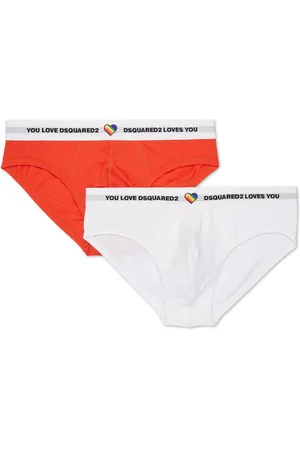 Dsquared2 Twee slips met logoband