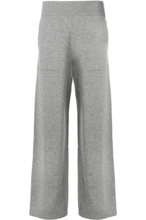 Barrie Flared knitted trousers
