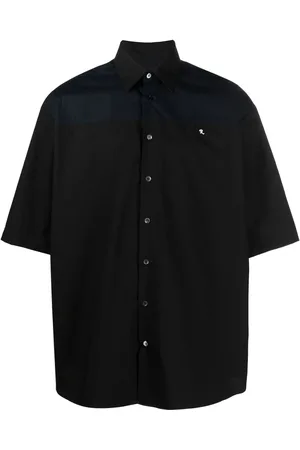 RAF SIMONS Bowlingshirt met tekst