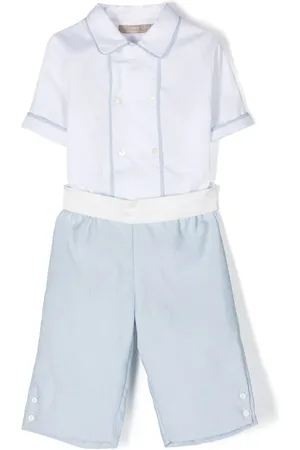 LA STUPENDERIA Katoenen top en shorts