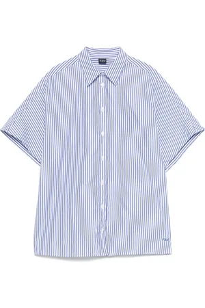 FAY Gestreept katoenen blouse