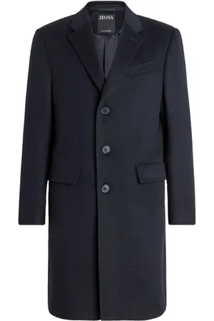 Ermenegildo Zegna Mantel met enkele rij knopen