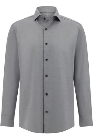 Boggi Milano Overhemd van Japanse jersey