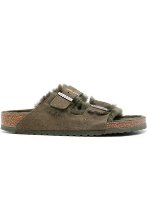 Birkenstock Arizona suède sandalen