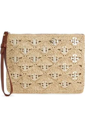 Paco rabanne Clutch met lurex detail