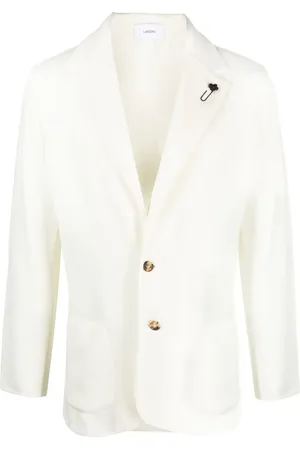 LARDINI Blazer met broche