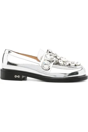 Mach & Mach Loafers verfraaid met kristallen