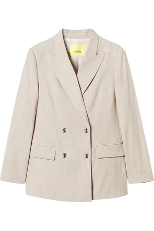 Twin-Set Blazer met gemêleerd effect