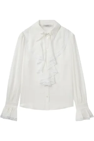 Alessandra Rich Blouse met ruches