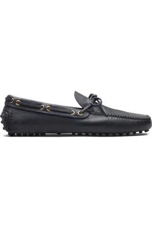 CAR SHOE Leren bootschoenen met veters