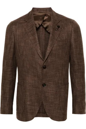 LARDINI Blazer met enkele rij knopen