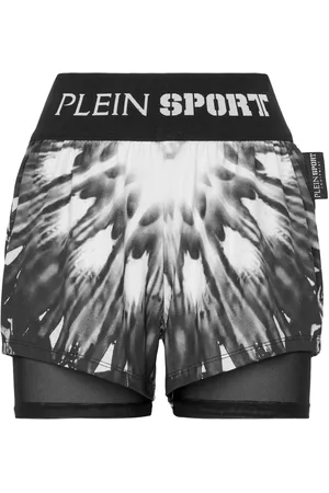 Philipp Plein Shorts met logoband en print