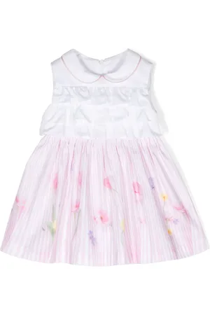 Lapin House Jurk met bloemenprint en ruches