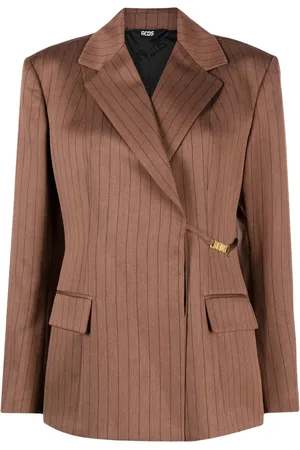 GCDS Blazer met krijtstreep