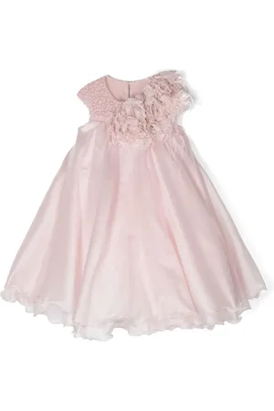 Marchesa Notte Jurk met bloemapplicatie