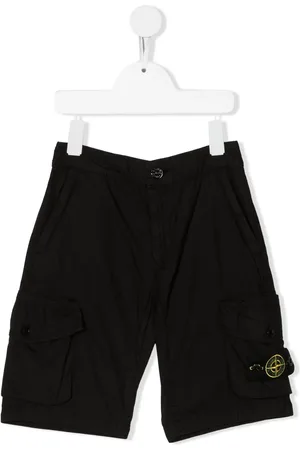 Stone Island Shorts met logopatch