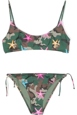 MC2 SAINT BARTH Jaiden bikini met camouflageprint