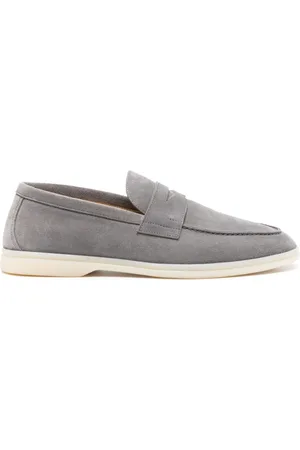 Scarosso Luciano suède penny loafers
