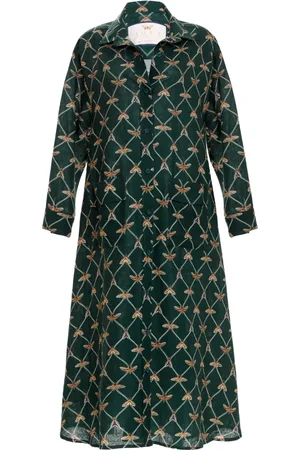 Agua by Agua Bendita Frida Polilla linnen blousejurk