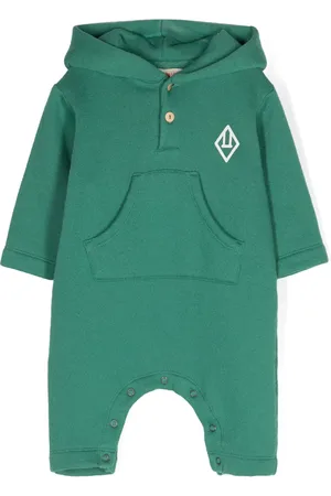 The Animals Observatory Jumpsuit met capuchon en logoprint