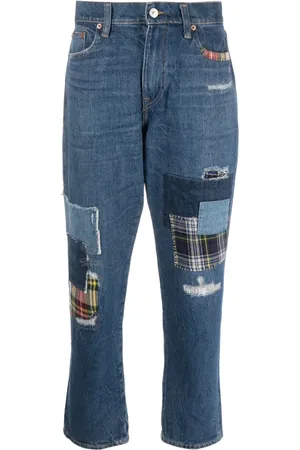 Ralph Lauren Boyfriend jeans met patchwork