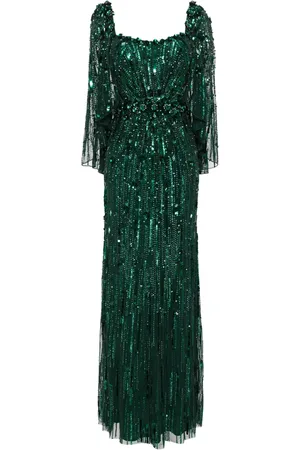Jenny Packham Brighstar avondjurk verfraaid met pailletten