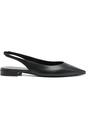 Scarosso Leren slingback ballerina