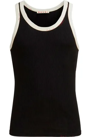Marni Fijngeribbelde tanktop