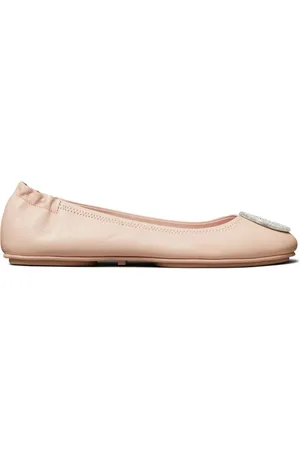 Tory Burch Minnie Travel leren ballerina