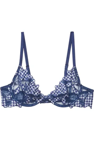 FLEUR DU MAL Lily geborduurde waterval bh met halve cups